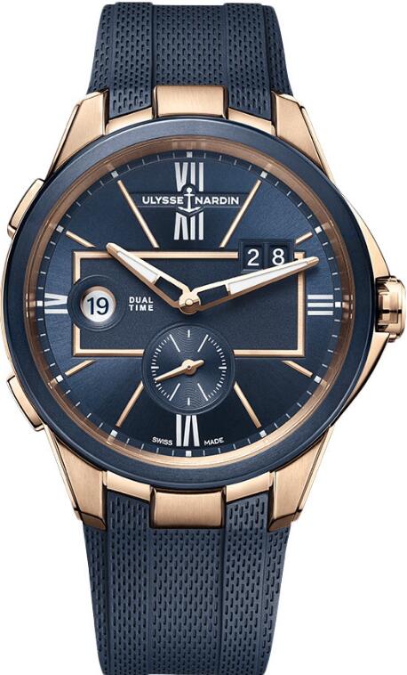 Ulysse Nardin Executive Dual Time 42mm 242-20-3/43 Replica Watch